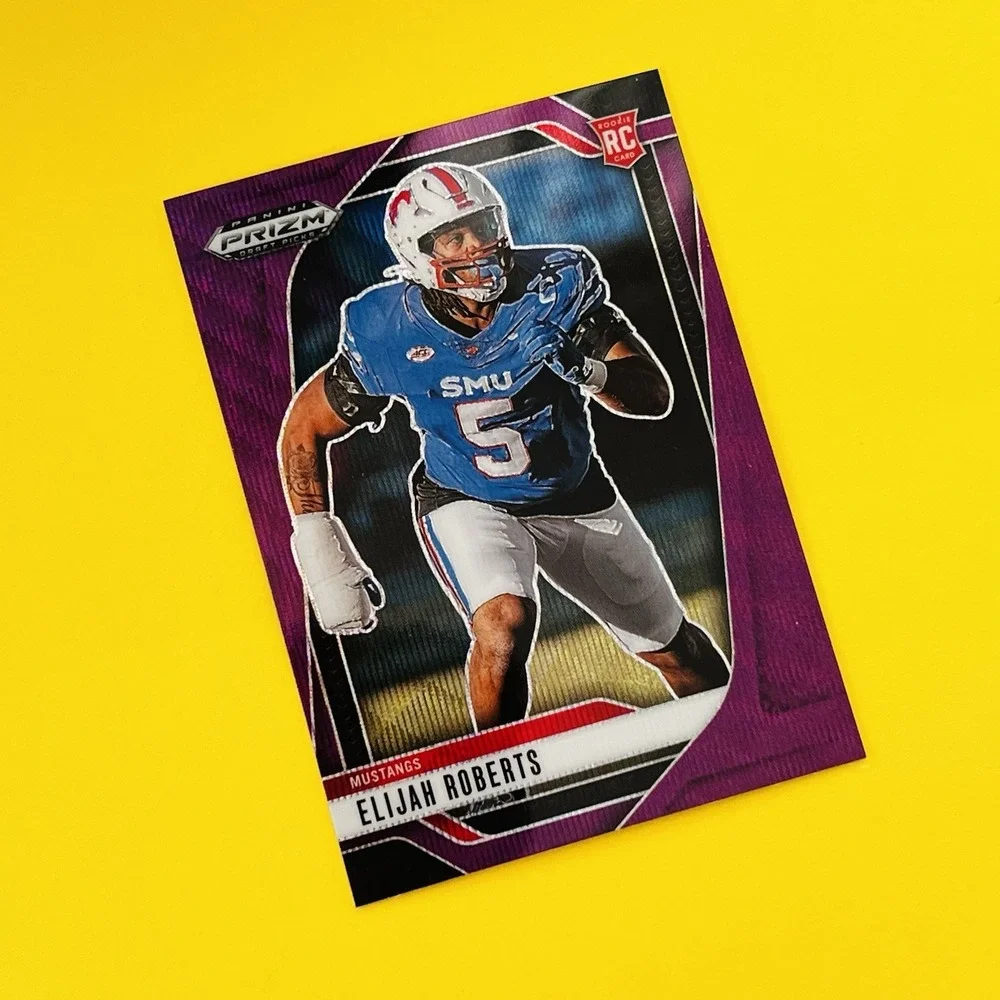 2025 Panini Prizm Draft Picks‎ Elijah Roberts RC Purple Wave Rookie